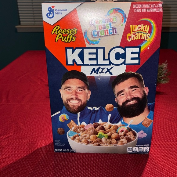 NIB LIMITED EDITION General Mills Kelce Mix Cereal - Picture 1 of 5